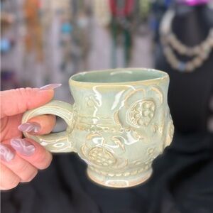 Handcrafted Ceramic Mug in Sage Green